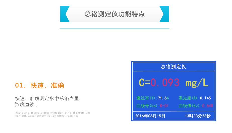 連華科技LH-ZCR3H重金屬總鉻測定儀