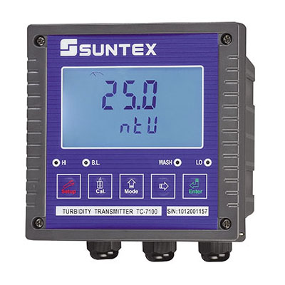 SUNTEX上泰TC-7100 微電腦濁度/懸浮固體變送器 具RS485輸出